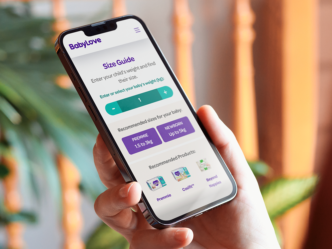 WE GAVE THE BABYLOVE WEBSITE AN OVERDUE CHANGE for BabyLove