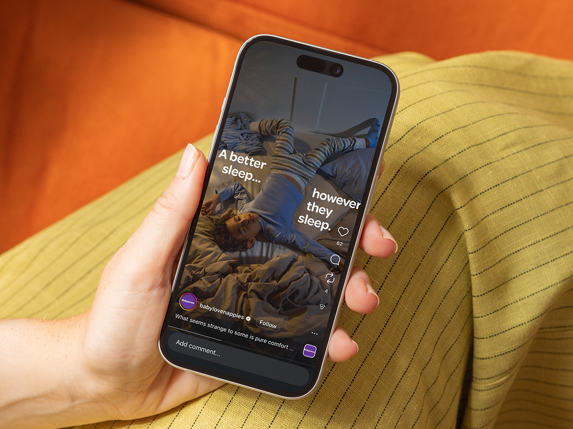 WE HELPED THE WHOLE FAMILY SLEEP THROUGH for BabyLove Nappies